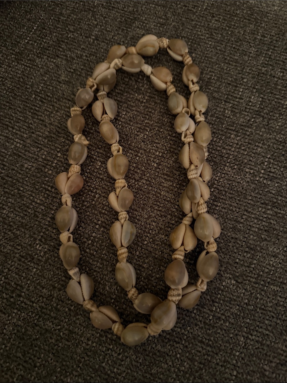 Natural Brown Shell Beaded Necklace - Women Jewelry